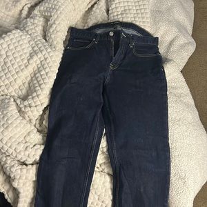 Dark blue wash jeans, Men, 32x32